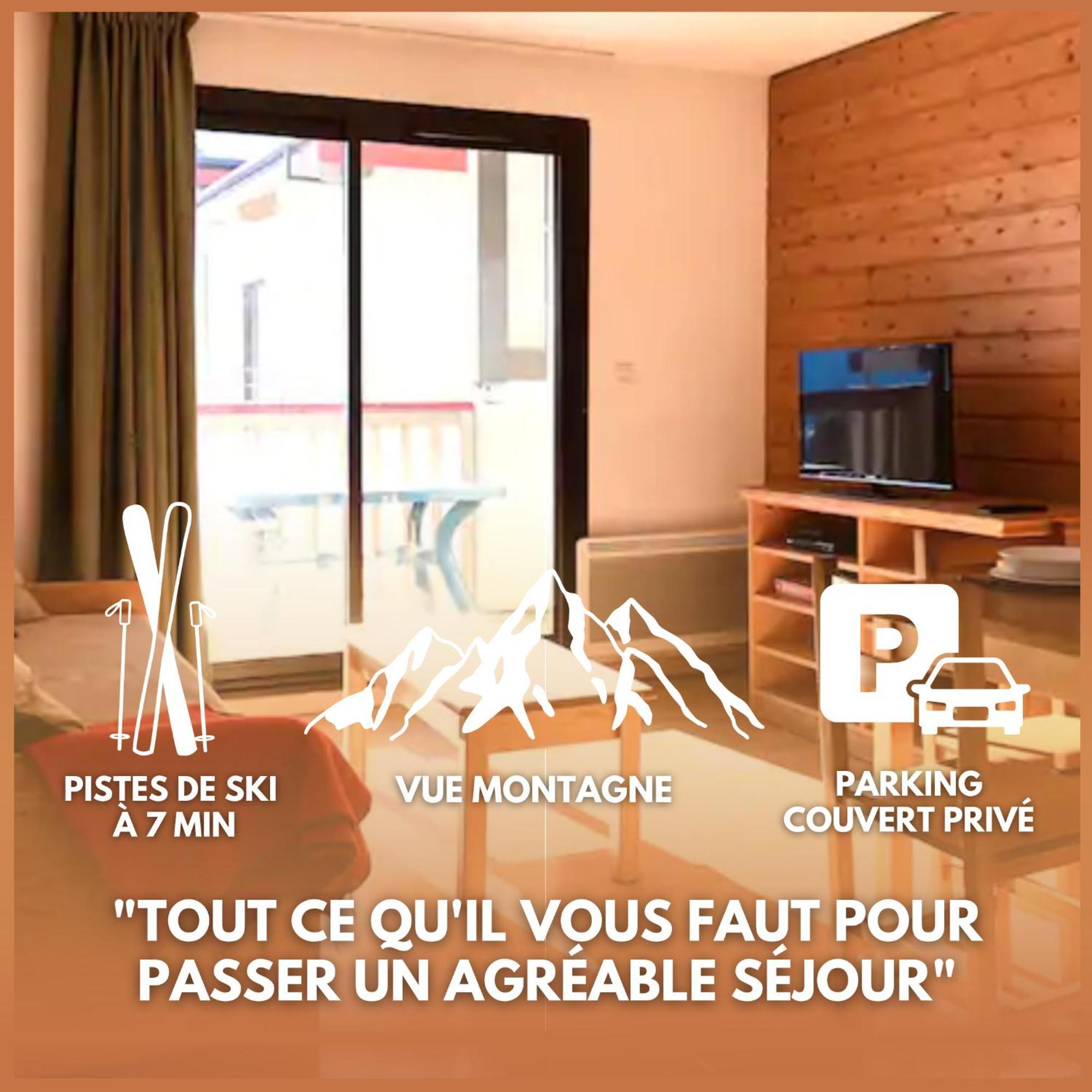 Charmant T3 Avec Vue Montagne Et Parking Privatif 丰罗穆 外观 照片